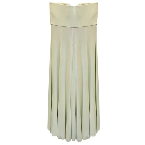 Giorgio Armani Mint Green Embellished Strapless Cocktail Dress - Picture 3 of 5